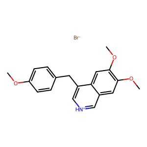 6,7-Dimethoxy-4-(p-methoxybenzyl)isoquinoline hydrobromide structure