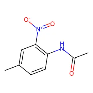 N-(4-methyl-2-nitrophenyl)acetamide structure