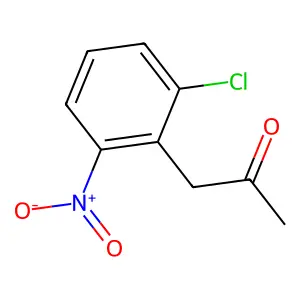 1-(2-chloro-6-nitrophenyl)propan-2-one structure