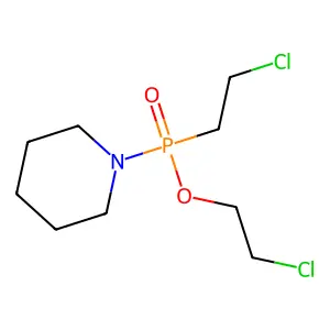 1-[2-chloroethoxy(2-chloroethyl)phosphoryl]piperidine structure