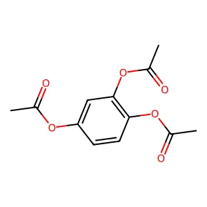 1,2,4-Triacetoxybenzene structure