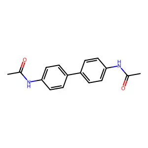 N,N'-Diacetylbenzidine structure