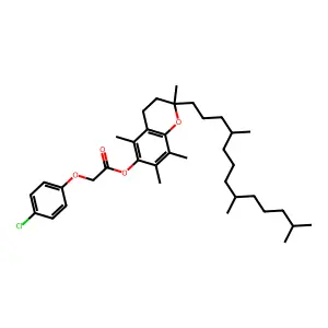 Tocofenoxate structure