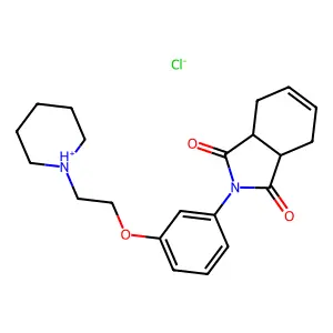 Compound C21H27ClN2O3 structure