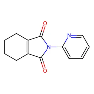 2-pyridin-2-yl-4,5,6,7-tetrahydroisoindole-1,3-dione structure