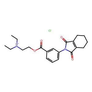 Compound C21H27ClN2O4 structure