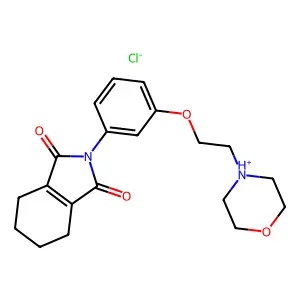 Compound C20H25ClN2O4 structure