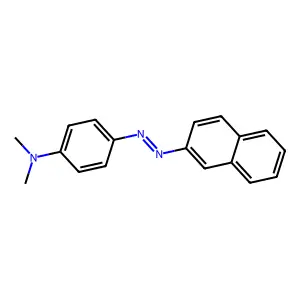 N,N-dimethyl-4-(naphthalen-2-yldiazenyl)aniline structure