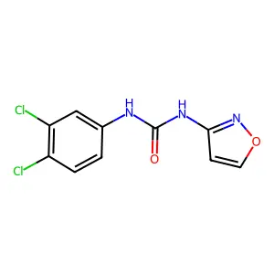 1-(3,4-dichlorophenyl)-3-(1,2-oxazol-3-yl)urea structure
