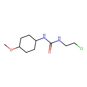 1-(2-chloroethyl)-3-(4-methoxycyclohexyl)urea structure