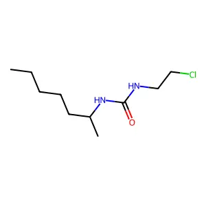 1-(2-chloroethyl)-3-heptan-2-ylurea structure