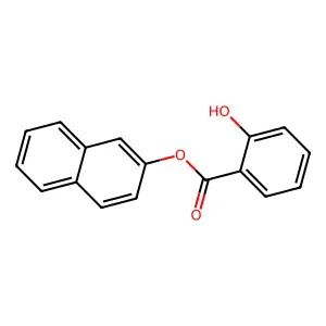 Compound C17H12O3 structure
