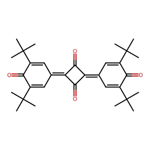 1,3-Cyclobutanedione, 2,4-bis[3,5-bis(1,1-dimethylethyl)-4-oxo-2,5-cyclohexadien-1-ylidene]- structure