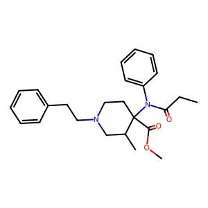 Lofentanil structure