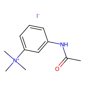 (3-acetamidophenyl)-trimethylazanium iodide structure