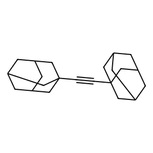 1-[2-(1-adamantyl)ethynyl]adamantane structure