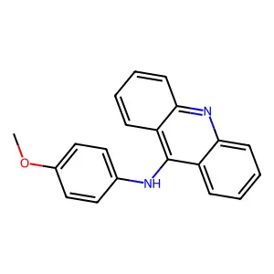 N-(4-methoxyphenyl)acridin-9-amine structure