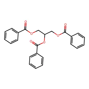 Glyceryl tribenzoate structure