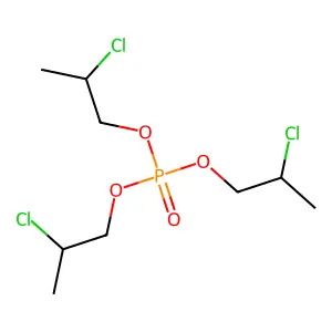 Tris(2-chloropropyl) phosphate structure