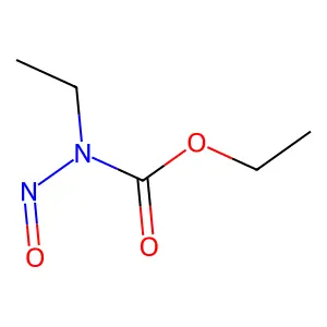 Nitrosoethylurethane structure