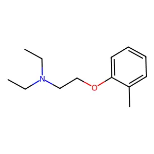 N,N-diethyl-2-(2-methylphenoxy)ethanamine structure