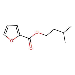3-methylbutyl furan-2-carboxylate structure