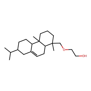 2-[(1,4a-dimethyl-7-propan-2-yl-2,3,4,4b,5,6,7,8,10,10a-decahydrophenanthren-1-yl)methoxy]ethanol structure