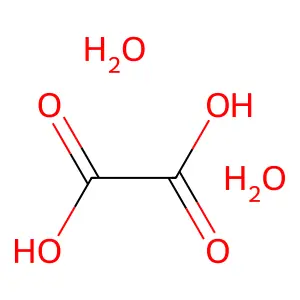 Oxalic acid dihydrate structure