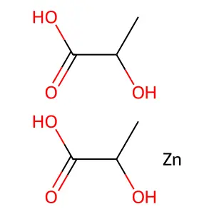 Zinc dilactate structure