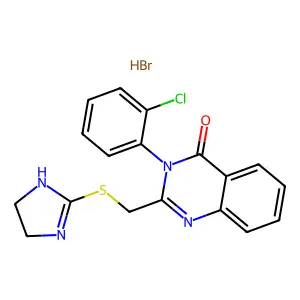 Compound C18H16BrClN4OS structure
