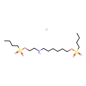 Compound C16H36ClNO6S2 structure
