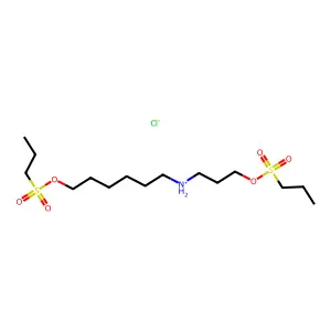 Compound C15H34ClNO6S2 structure