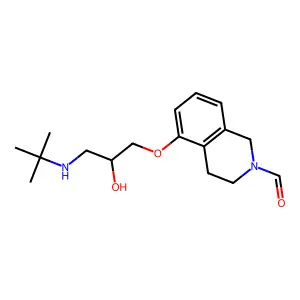 Soquinolol structure