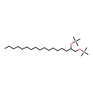 1,2-Heptadecanediol, di-TMS structure