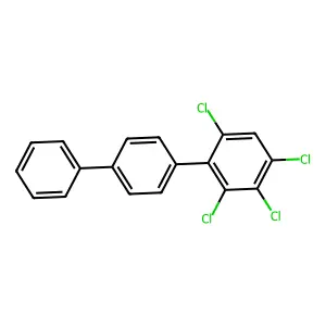 1,2,3,5-tetrachloro-4-(4-phenylphenyl)benzene structure