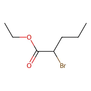 Ethyl 2-bromovalerate structure