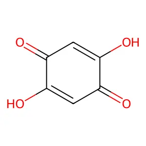 2,5-Dihydroxy-1,4-benzoquinone structure