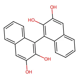 1-(2,3-dihydroxynaphthalen-1-yl)naphthalene-2,3-diol structure