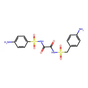 OXAMIDE, N-(p-AMINOBENZYLSULFONYL)-N'-(p-AMINOPHENYLSULFONYL)- structure