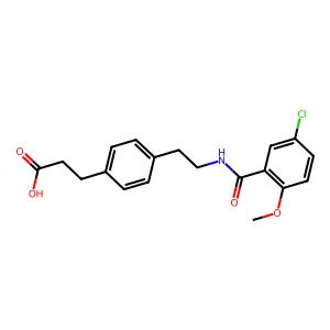 Compound C19H20ClNO4 structure