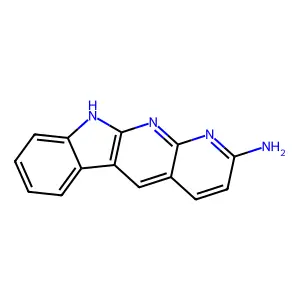 10H-indolo[2,3-b][1,8]naphthyridin-2-amine structure