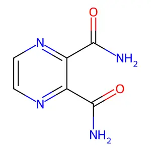 2,3-Pyrazinedicarboxamide structure