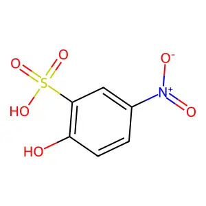 2-hydroxy-5-nitrobenzenesulfonic acid structure