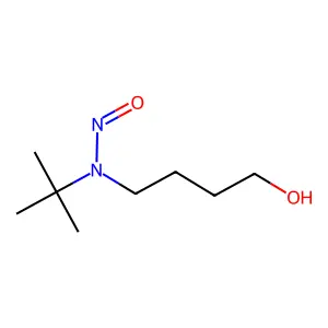 N-tert-Butyl-N-(4-hydroxybutyl)nitrosamine structure