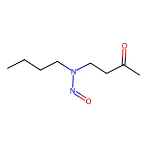 N-Butyl-N-(3-oxobutyl)nitrosamine structure