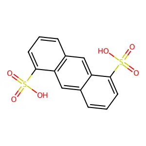 Anthracene-1,5-disulfonic acid structure