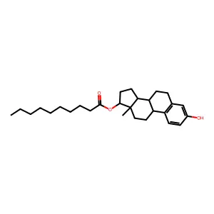 Estradiol-17beta-decanoate structure