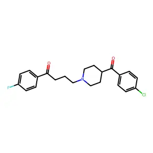 Compound C22H23ClFNO2 structure