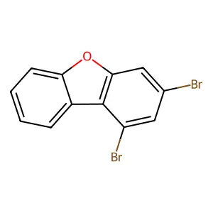 1,3-dibromo-dibenzofuran structure