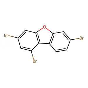 1,3,7-tribromo-dibenzofuran structure